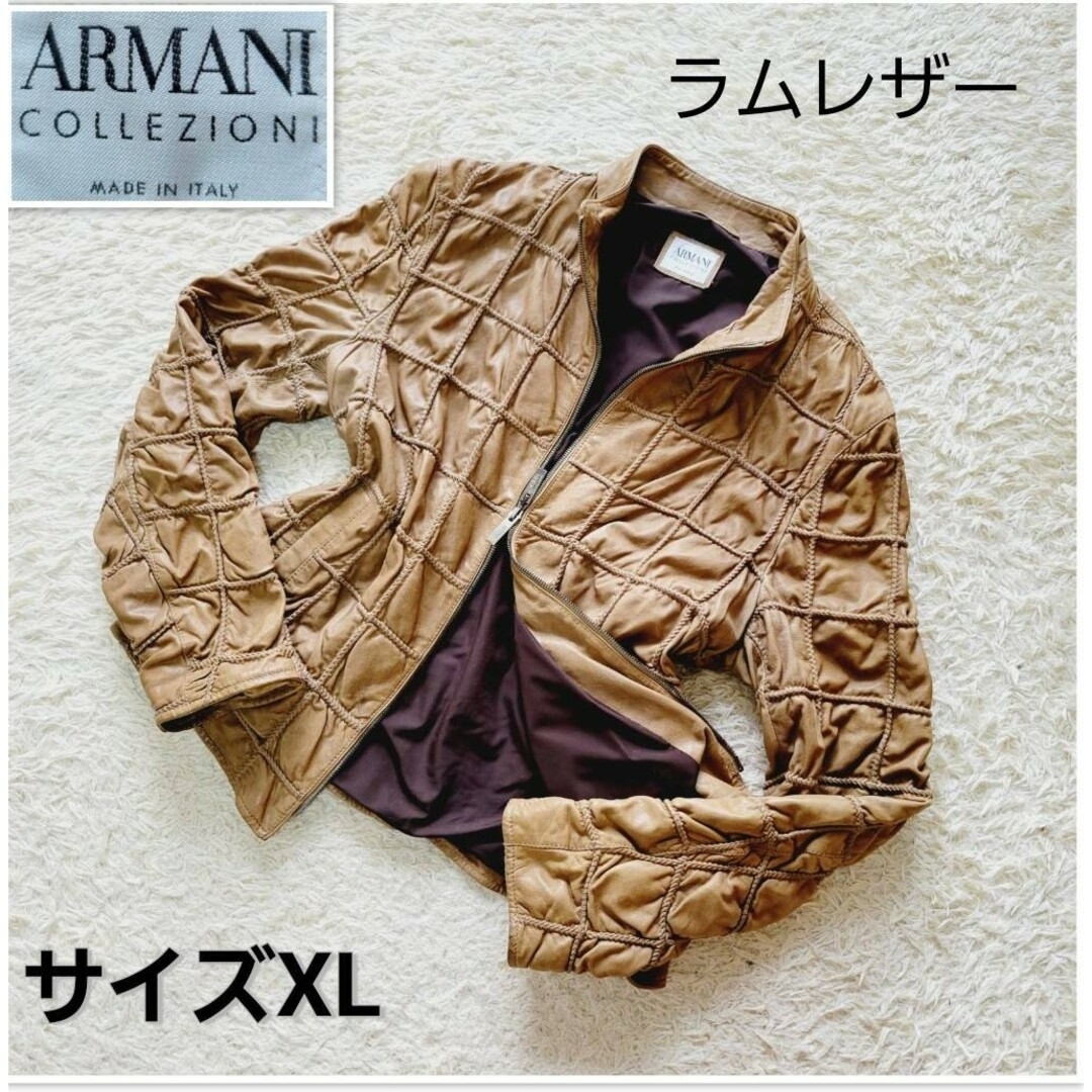 ARMANI  COLLEZIONIアルマーニコレツォーニ　レザー  ☆美品☆