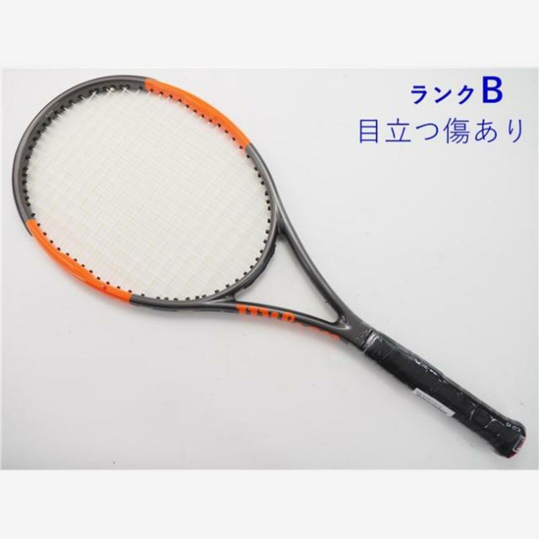 テニスラケット ウィルソン バーン 100 ツアー カウンターベール 2017年モデル (G2)WILSON BURN 100 TOUR CV 2017312ｇ張り上げガット状態