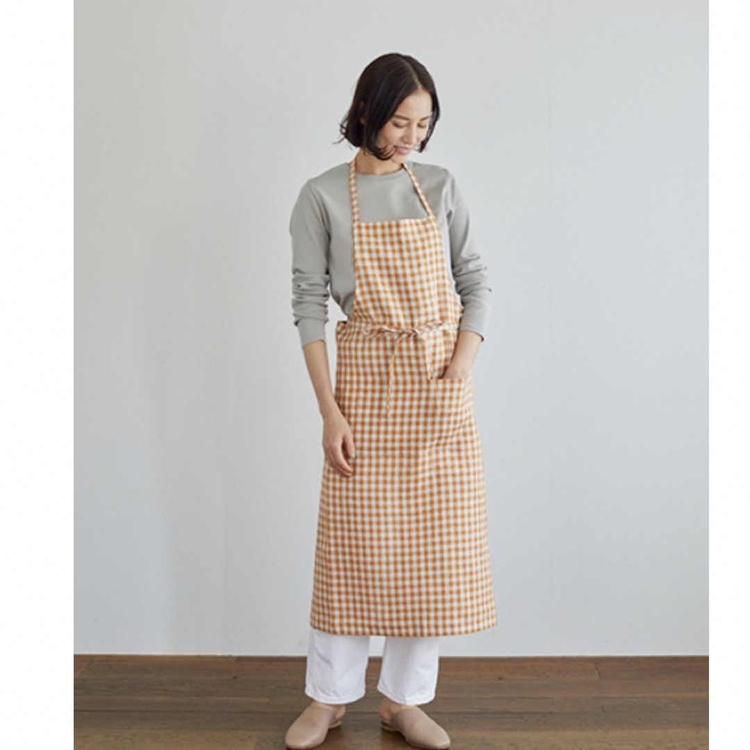 fog linen work(フォグリネンワーク)の【新品】フォグリネンワーク エプロン レイチェル インテリア/住まい/日用品のキッチン/食器(その他)の商品写真