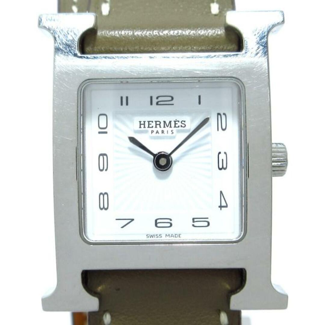 エルメス 腕時計 HH1.210 レディース 白