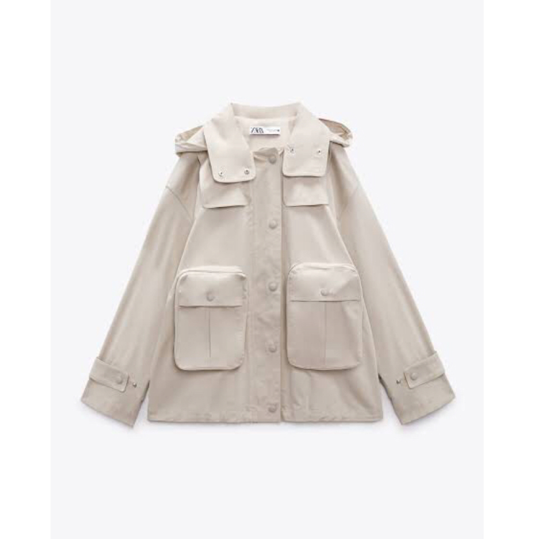 ZARA パテッドブルゾン