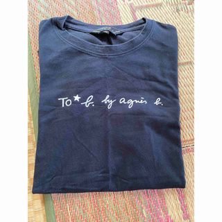 トゥービーバイアニエスベー(To b. by agnès b.)のアニエスベー　黒　半袖Tシャツ(Tシャツ(半袖/袖なし))