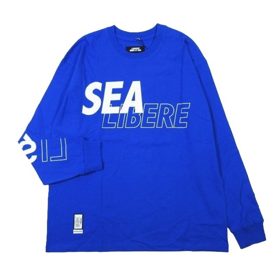 WIND AND SEA×LIBERE LS TEE ROYAL BLUE