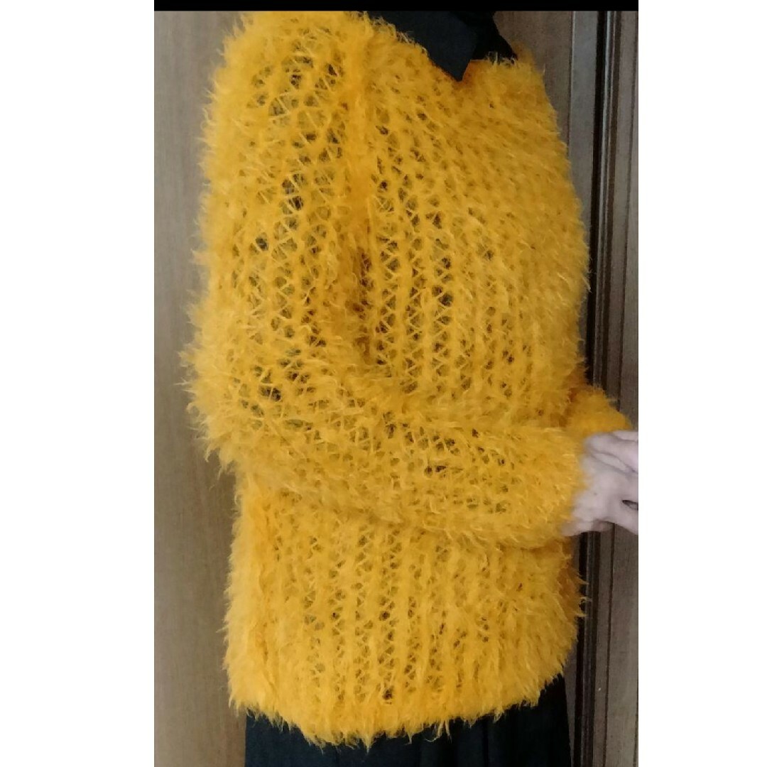 透かし編みセーターとマフラーセット 4