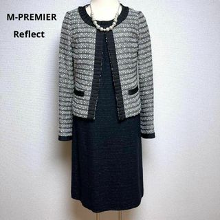 M-premier - M-PREMIER Reflect ツイードセットアップ ワンピース 9号