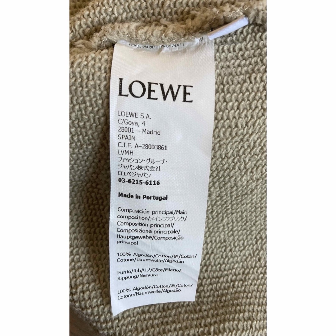 極美品 LOEWE ロエベ スウェット メンズ アナグラム