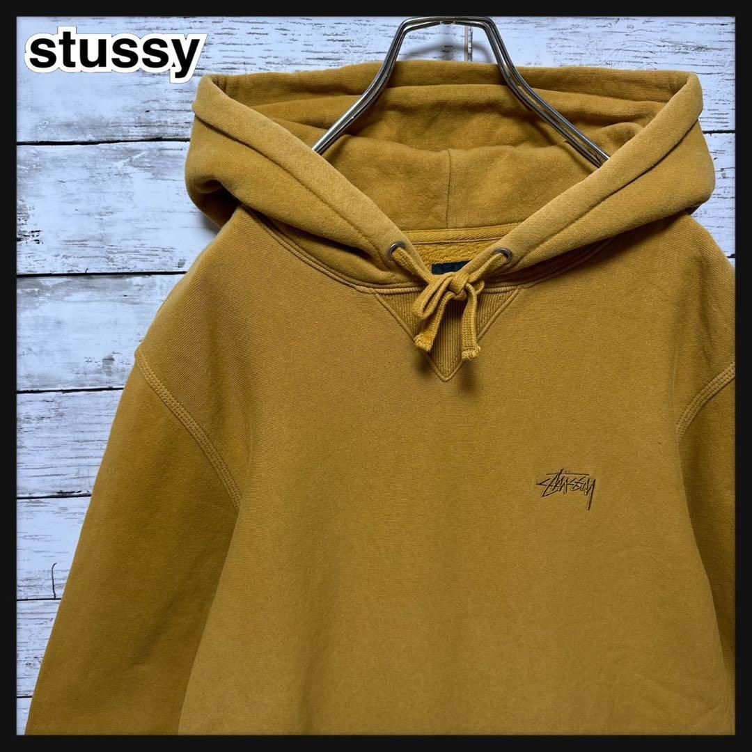 725【即完売モデル】ステューシー☆刺繍ワンポイントロゴ 希少カラー