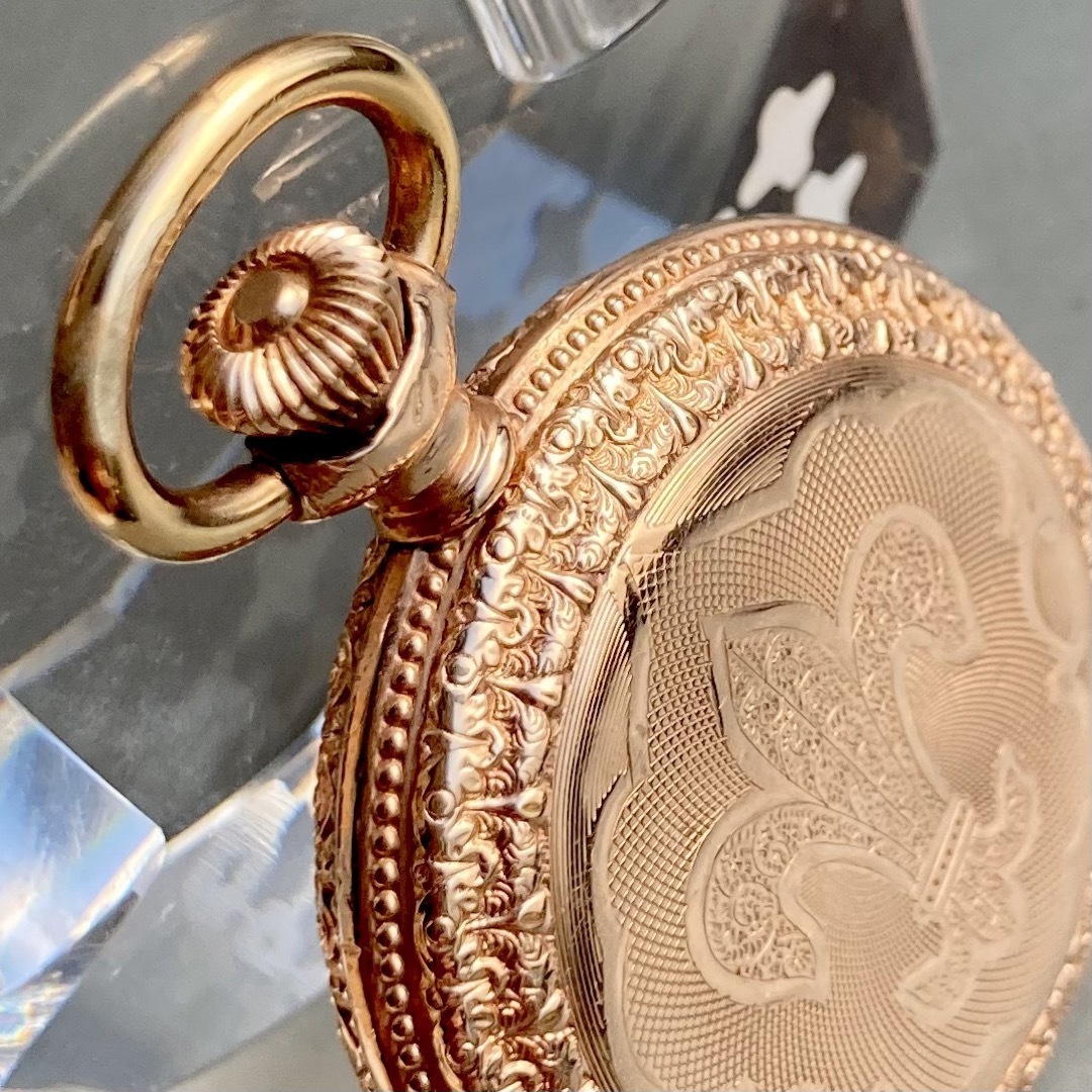 ELGIN - 【動作品】エルジン ELGIN アンティーク 懐中時計 1880年代 手