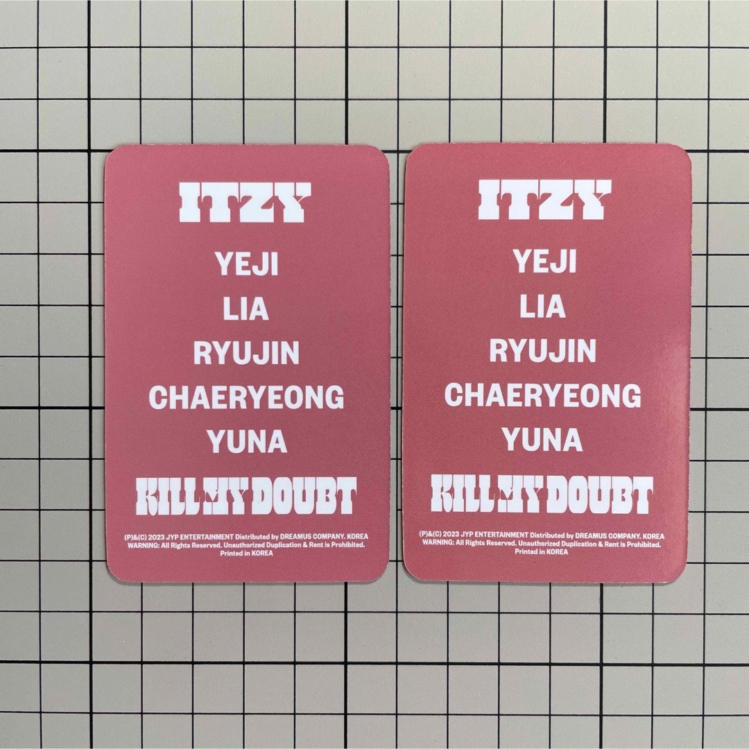 ITZY KILL MY DOUBT soundwave qoo10 5次 リア