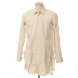 コムデギャルソンオムプリュス(COMME des GARCONS HOMME PLUS)の【中古】コムデギャルソンオムプリュス COMME des GARCONS HOMME PLUS 2023年春夏 ロングシャツ ベージュ【サイズXS】【メンズ】(シャツ)