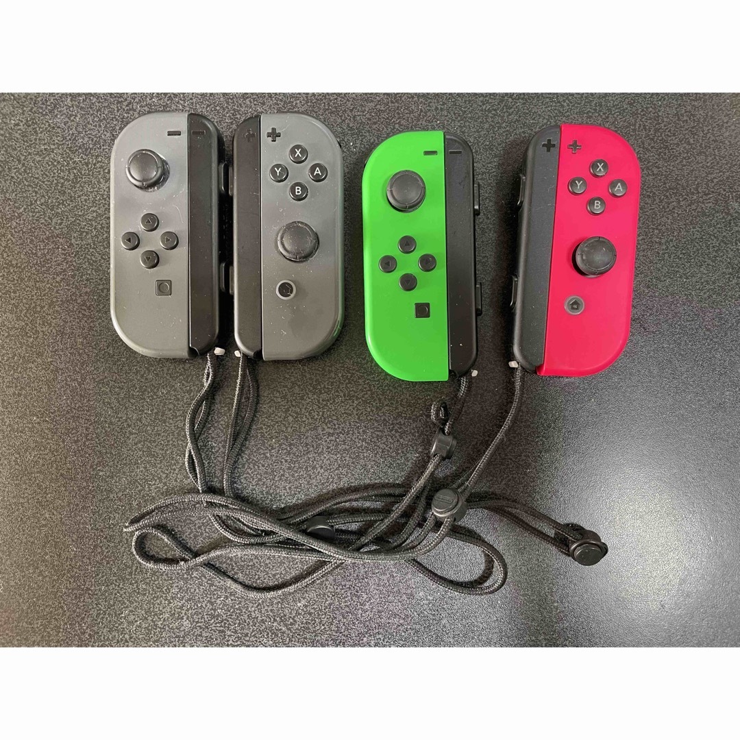 【壊れています】ニンテンドースイッチ　ジョイコン4個セット エンタメ/ホビーのゲームソフト/ゲーム機本体(その他)の商品写真