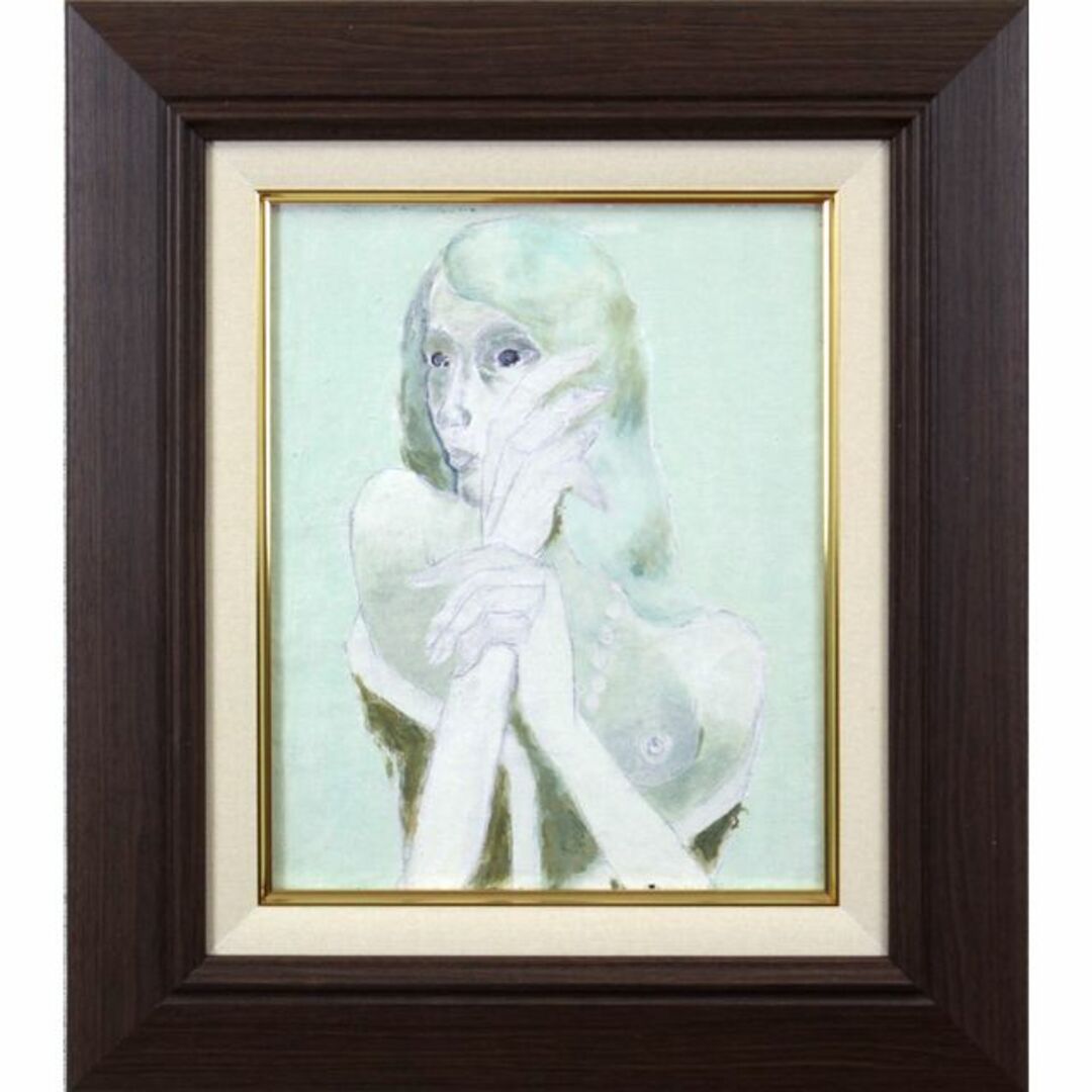 超人気高品質 前野昌市『女性像』油彩画【真作保証】 絵画 絵画+タペストリー