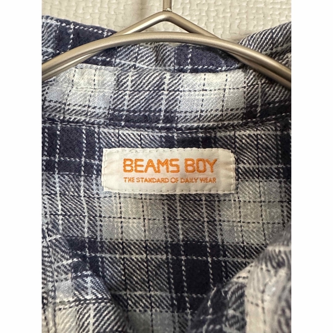 BEAMS BOY(ビームスボーイ)のビームスボーイ　BEAMS BOY 長袖シャツ チェック柄 レディースのトップス(シャツ/ブラウス(長袖/七分))の商品写真