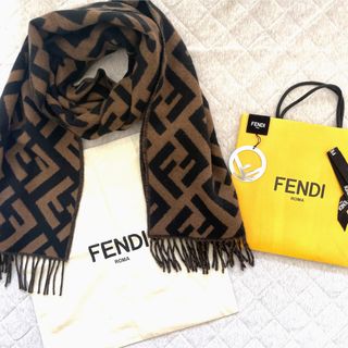 フェンディ(FENDI)のフェンディ カシミヤ 100% マフラー(マフラー/ショール)