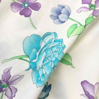 LEONARD - 美品 LEONARD レオナール コットンストレッチ Vライン