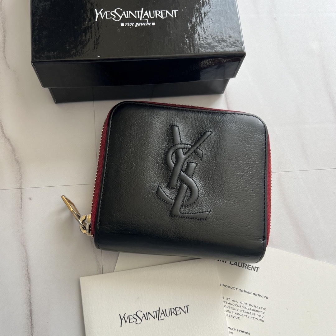 Yves Saint Laurent - 853 美品 イヴサンローラン 2つ折り財布の通販