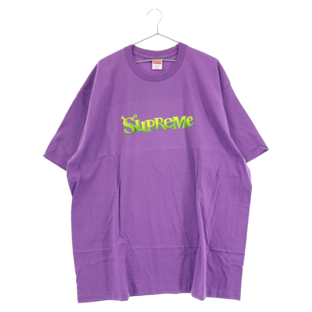 SUPREME シュプリーム 21AW Shrek Tee シュレックロゴTシャツ 半袖Tシャツ カットソー パープル