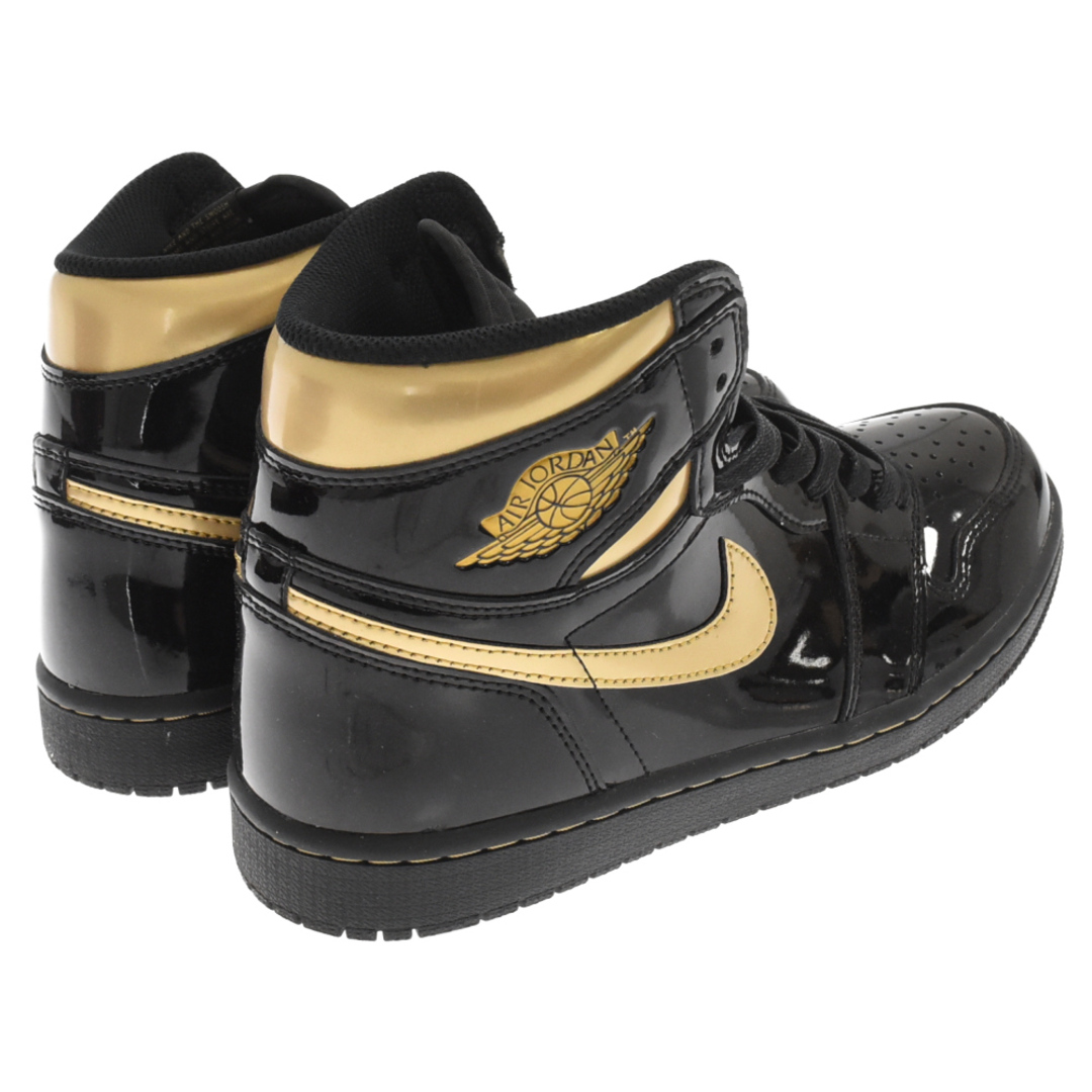 NIKE - NIKE ナイキ AIR JORDAN1 RETRO HIGH OG BLACK-METALIC GOLD ...