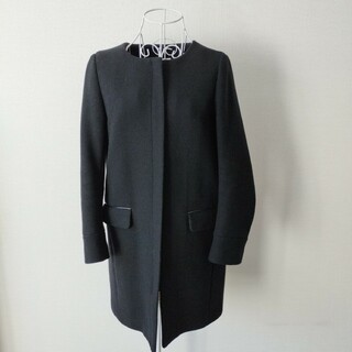 【送料無料】IENA ブラック コクーン コート サイズ40 日本製 Lサイズ