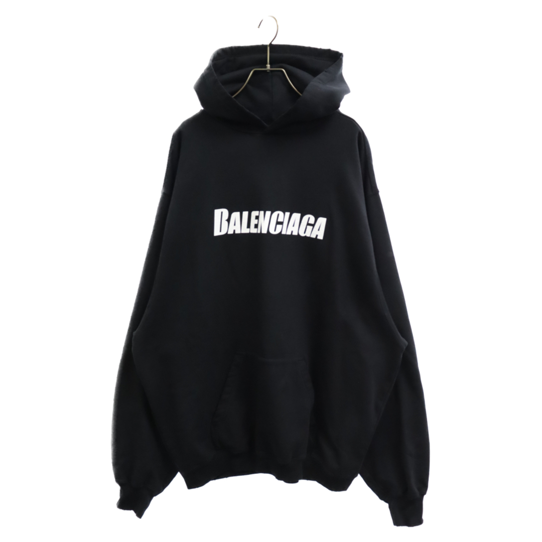 未使用　BALENCIAGA　バレンシアガ　パーカー　オーバーサイズ　ブラック