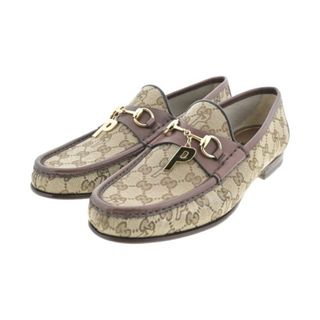 グッチ(Gucci)のGUCCI グッチ シューズ（その他） UK9(27.5cm位) ベージュx茶 【古着】【中古】(その他)