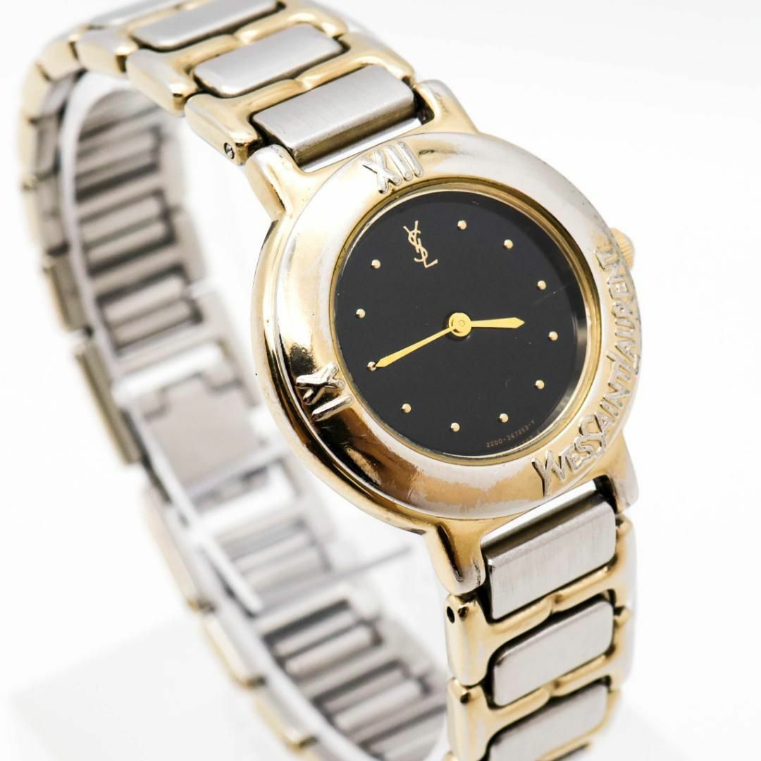 Yves Saint Laurent - 《希少》イヴサンローラン 腕時計 ブラック 二針 ...