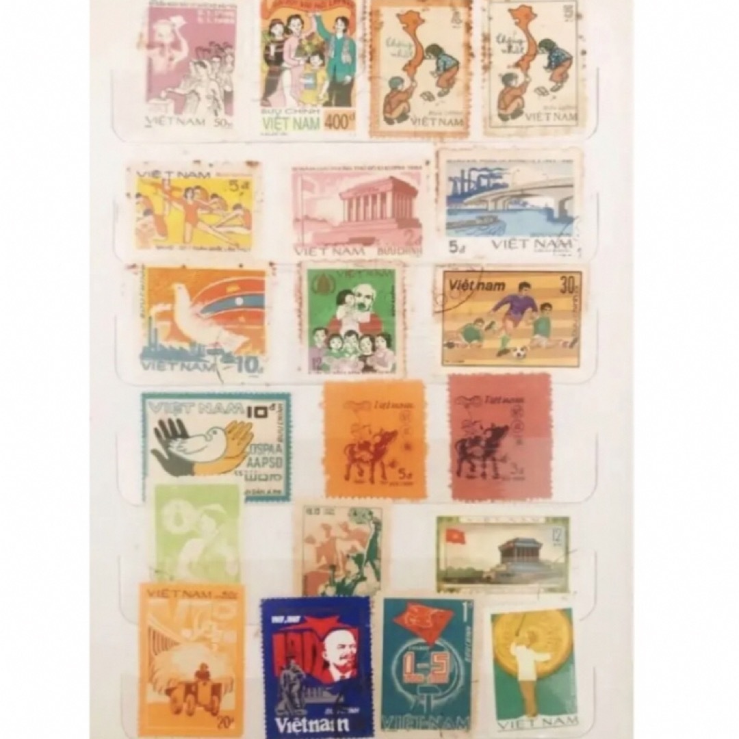 切手 ベトナム 129枚 コレクション ビンテージ 海外 1800年 1900年