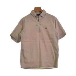 フレッドペリー(FRED PERRY)のFRED PERRY フレッドペリー ブラウス S ベージュ 【古着】【中古】(シャツ/ブラウス(長袖/七分))