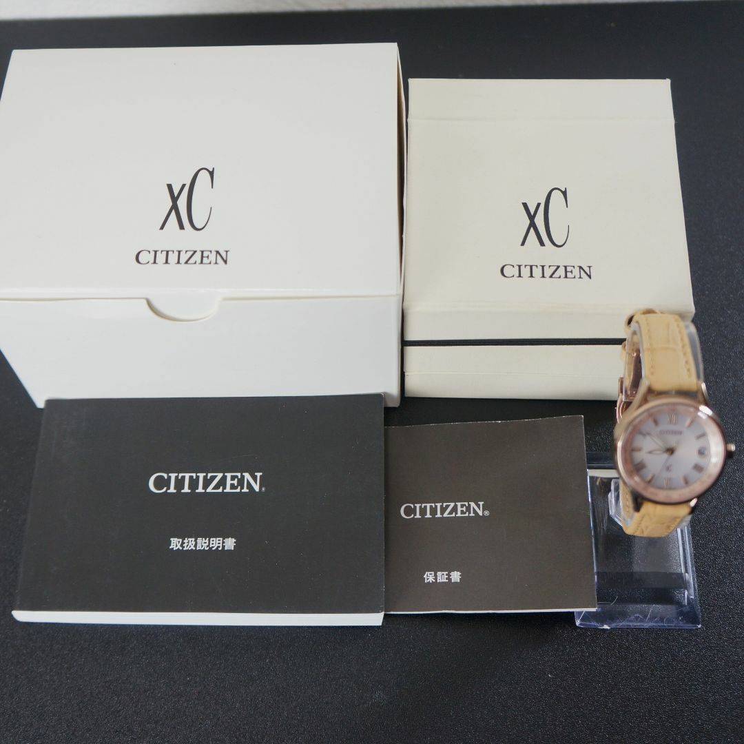 CITIZEN(シチズン)の【稼働品】シチズンXC　ハッピーフライト　ティタニアライン　サクラピンク レディースのファッション小物(腕時計)の商品写真