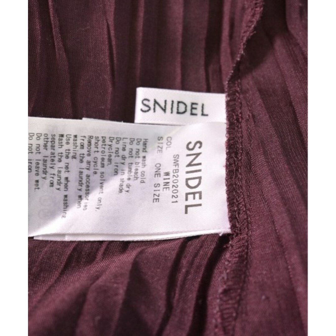 SNIDEL(スナイデル)のSNIDEL スナイデル ブラウス ONE 紫 【古着】【中古】 レディースのトップス(シャツ/ブラウス(長袖/七分))の商品写真