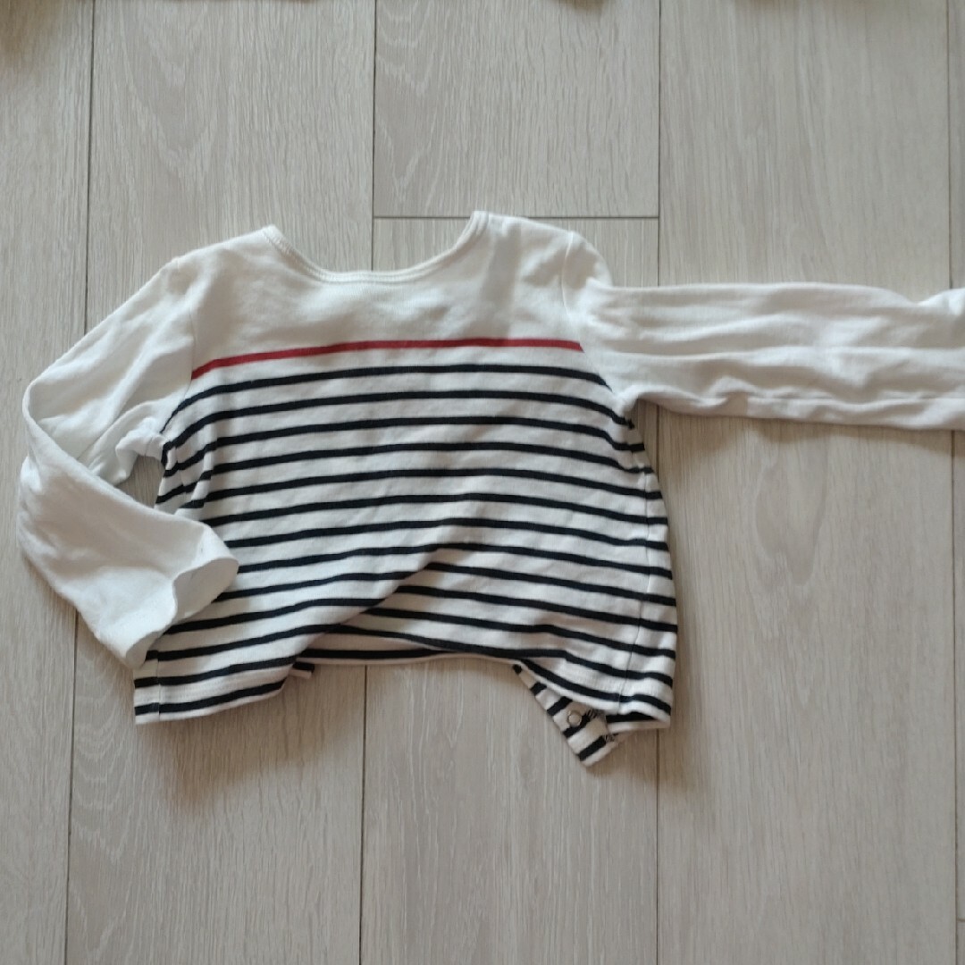 PETIT BATEAU(プチバトー)のプチバトー　74cm セットアップ　マリン キッズ/ベビー/マタニティのベビー服(~85cm)(その他)の商品写真