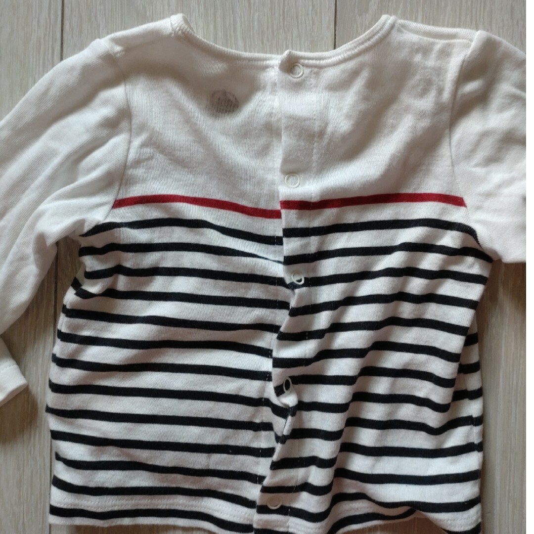 PETIT BATEAU(プチバトー)のプチバトー　74cm セットアップ　マリン キッズ/ベビー/マタニティのベビー服(~85cm)(その他)の商品写真