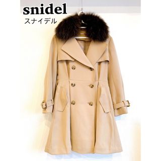 SNIDEL   bibiy. original soutien collar belt coatの通販 by