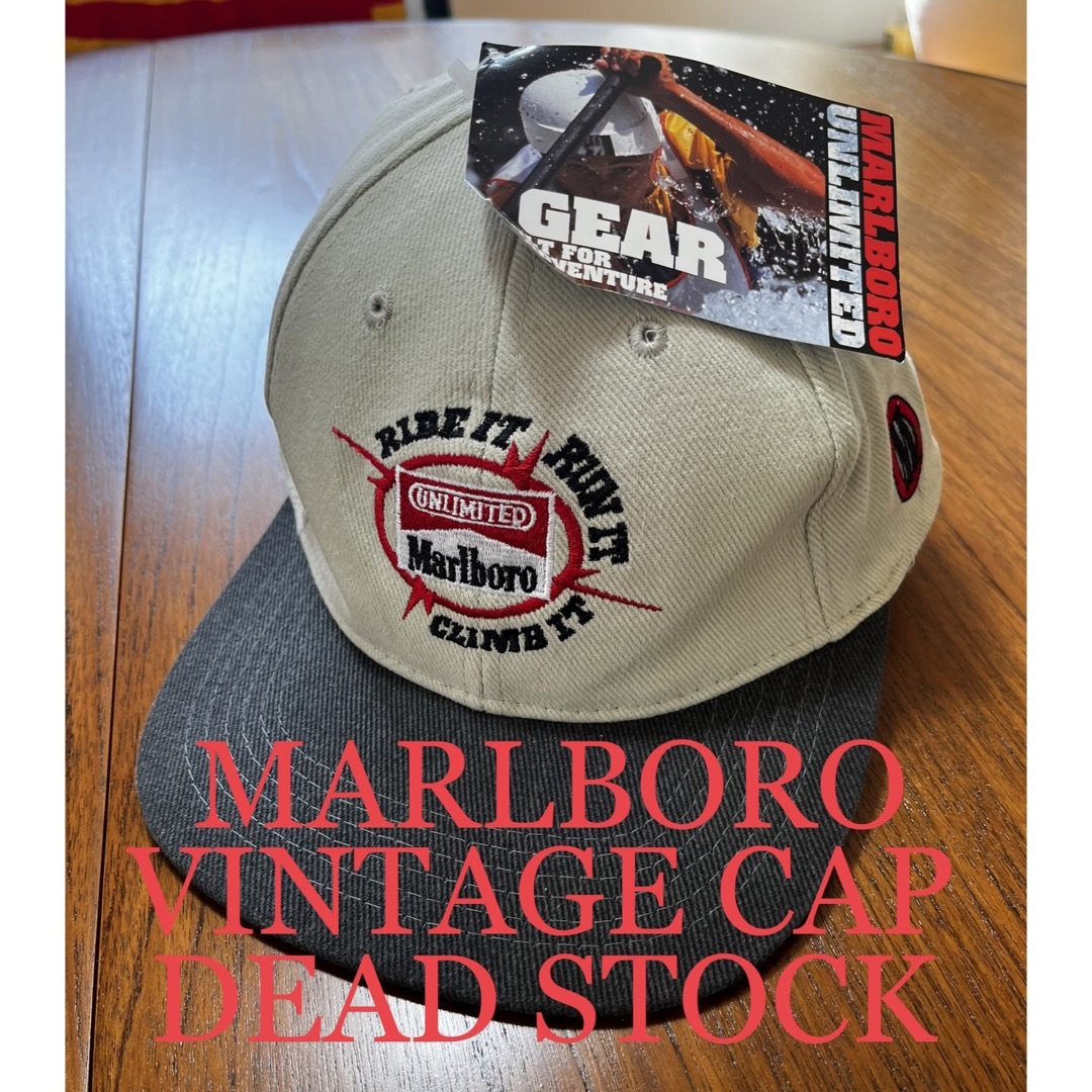 貴重！デッド！タグ付！MARLBORO VINTAGE CAP キャップ-