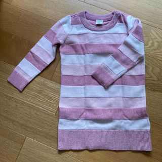 ベビーギャップ(babyGAP)のロングニット 子供服 女の子(ニット)