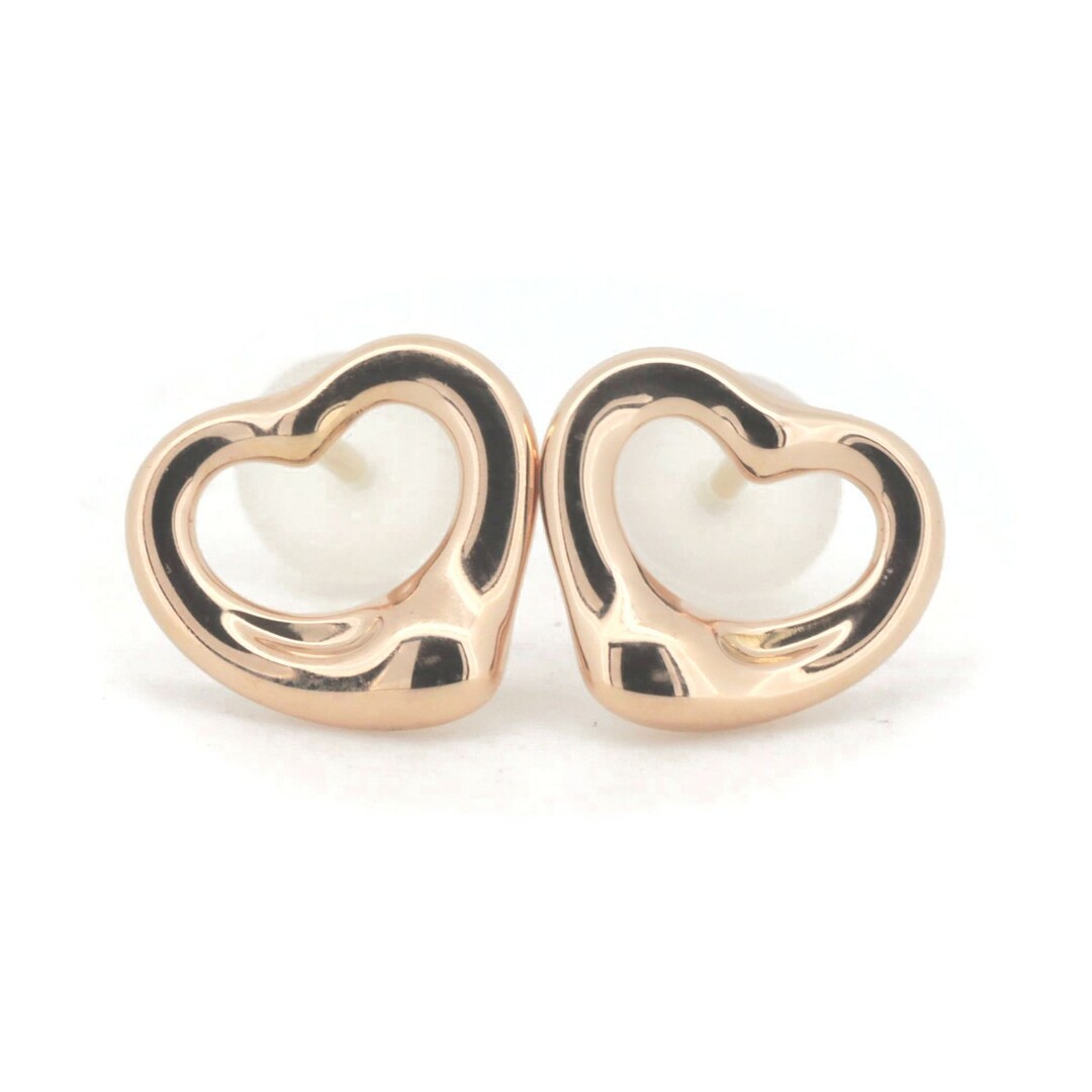 Tiffany & Co. - ティファニー オープンハート ピアス K18PG(18金