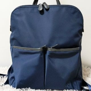 【極美品】Kitamura　ナイロン×レザー 軽量リュック　現行品　A4収納