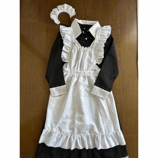 【美品】長袖メイド服♡3点セット♡XLサイズ(衣装一式)