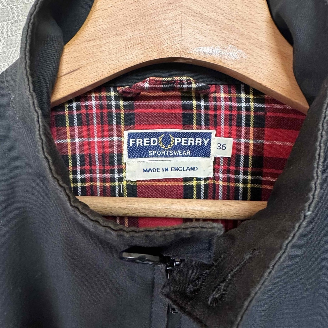 FRED PERRY(フレッドペリー)のFRED PERRY ハリントンジャケット イギリス製 メンズのジャケット/アウター(ブルゾン)の商品写真