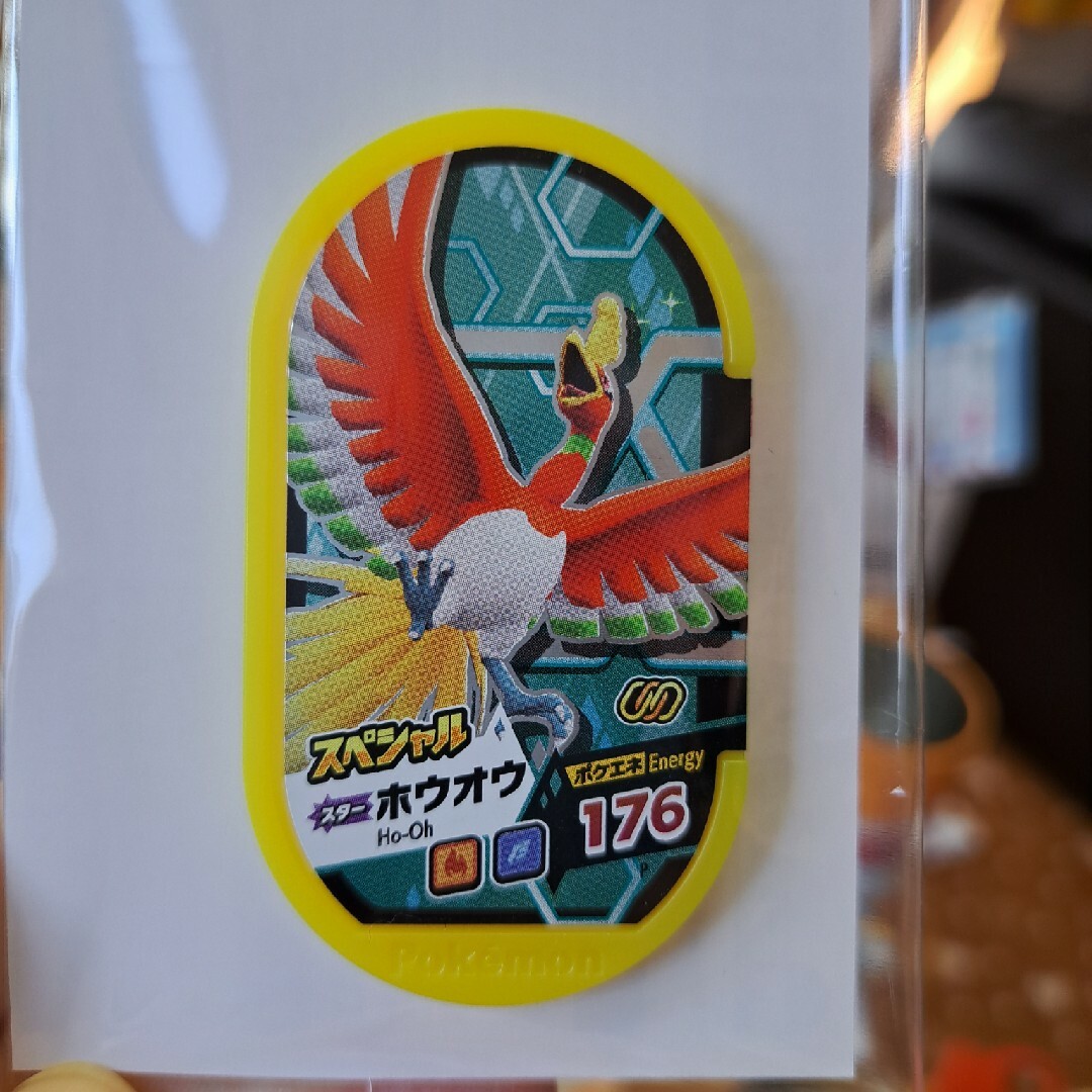 新品★ポケモンメザスタ　スペシャルタグ　ホウオウ エンタメ/ホビーのトレーディングカード(その他)の商品写真