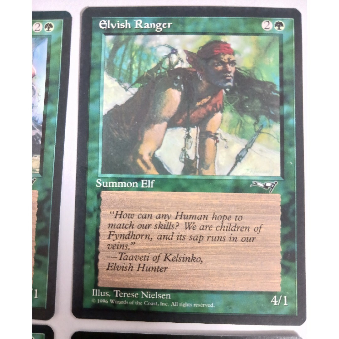 マジック:ザ・ギャザリング - MTG Elvish Ranger 4枚セットの マジック:ザ・ギャザリング - MTG Elvish Ranger 4枚セットの