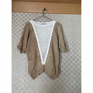 sale❣️Christian Dior 七分袖フリンジニット 美品❣️-