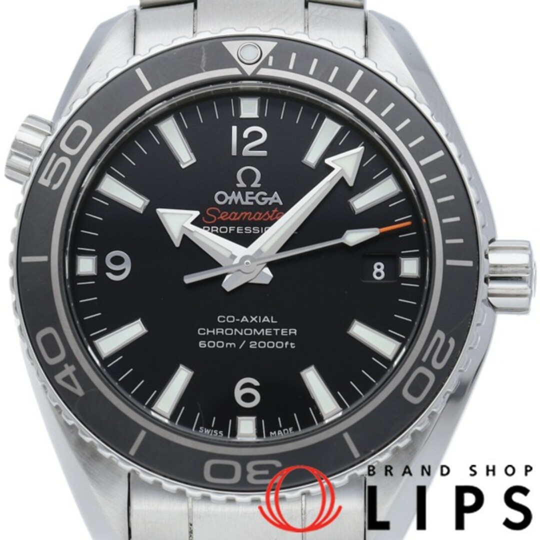 オメガ シーマスター プラネット オーシャン 600M コーアクシャル クロノメーター 42mm Seamaster Planet Ocean 600M Co-Axial Chronometer 232.30.42.21.01.001 箱 保証書 SS メンズ時計 ブラック 仕上げ済 美品