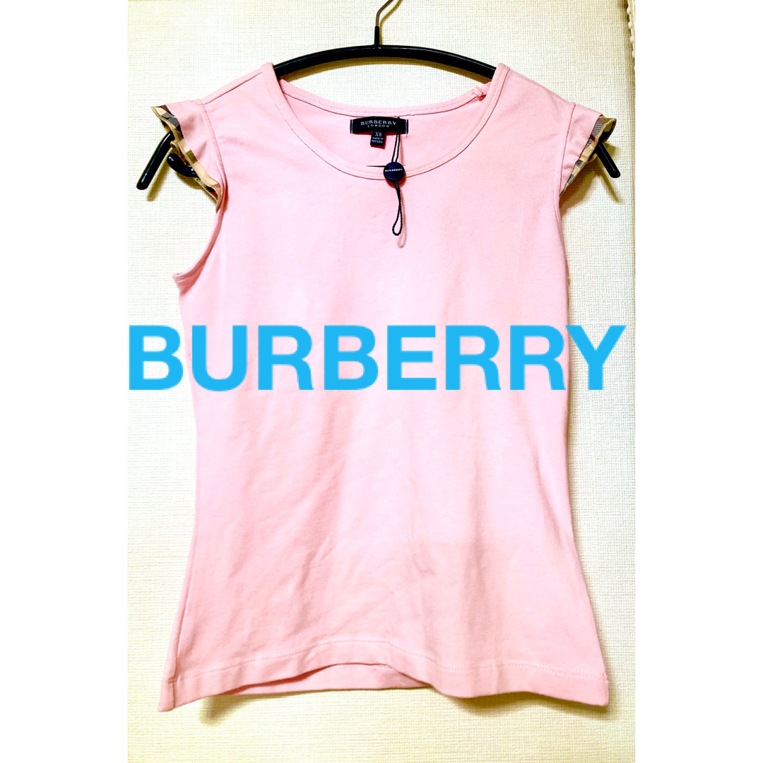 BURBERRY(バーバリー)のお値下げ♫タグ付き♡バーバリー　フリルトップス レディースのトップス(カットソー(半袖/袖なし))の商品写真