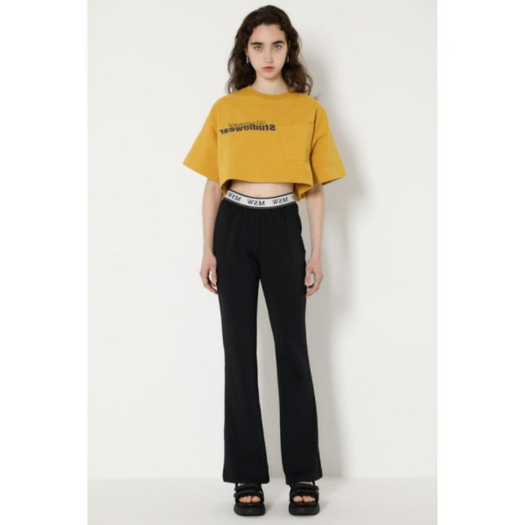 moussy(マウジー)の【新品、未使用、タグ付き】moussy SW LOGO CROPPED Tシャツ レディースのトップス(Tシャツ(半袖/袖なし))の商品写真