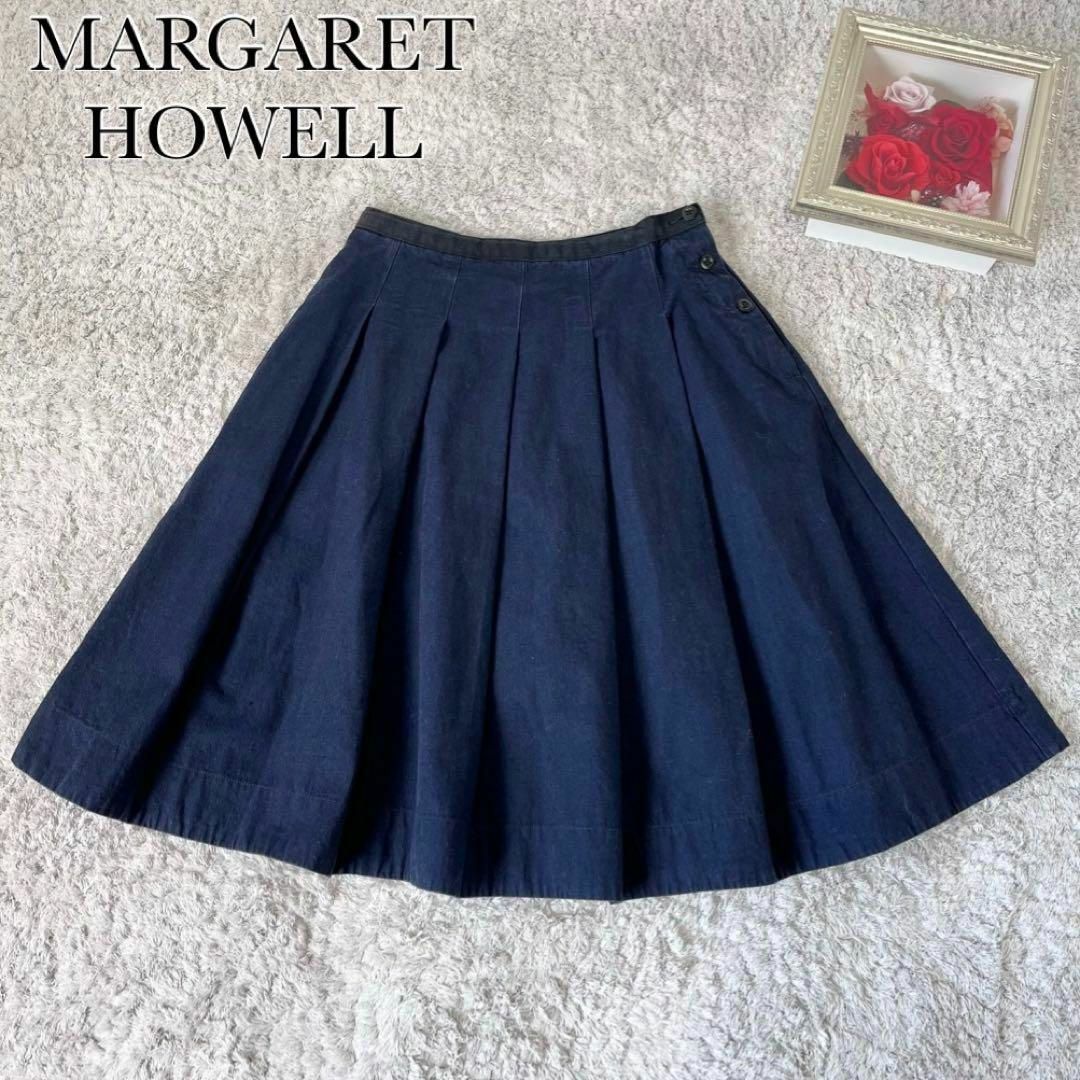 MARGARET HOWELL フレアスカート