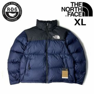 ザノースフェイス(THE NORTH FACE)のノースフェイス ダウンジャケット ヌプシ US限定(XL)紺 190122(ダウンジャケット)