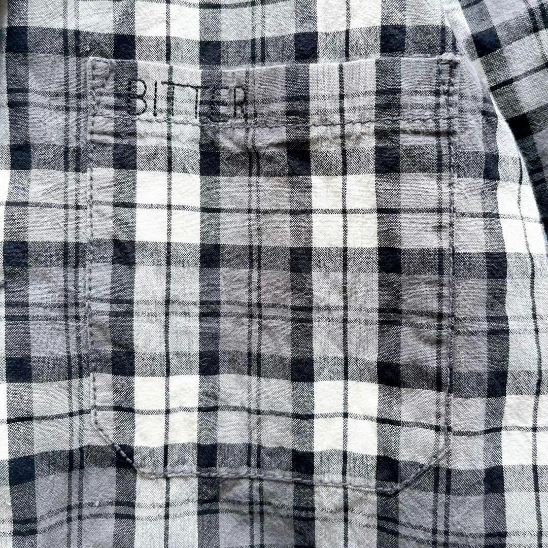 HIGHLA ロングシャツ ワンピース アウター 上着 チェック フリーサイズ レディースのトップス(シャツ/ブラウス(長袖/七分))の商品写真