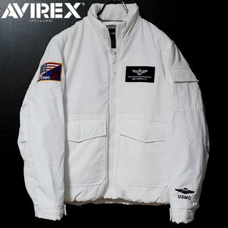 ○★新品 未使用 AVIREX 中綿 アウター L ブルゾン USMC