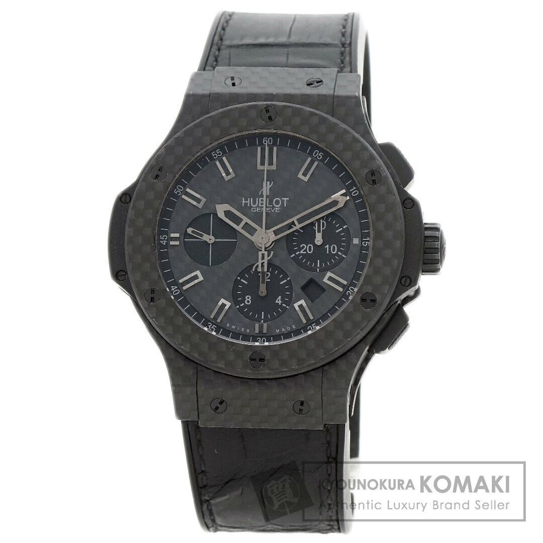 HUBLOT 301.QX.1740.GR ビッグバン オールブラック カーボン 腕時計 カーボン ラバー メンズ